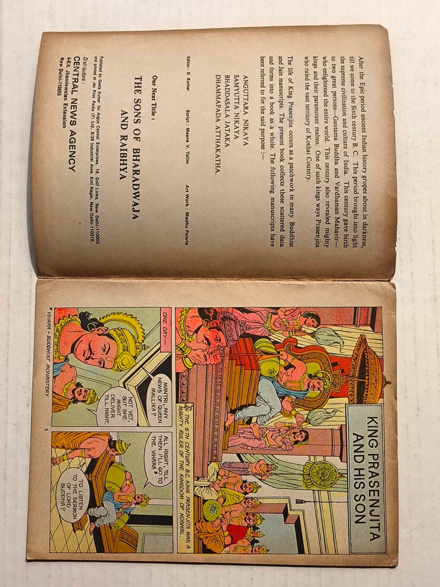 King Prasenjita and His Sons