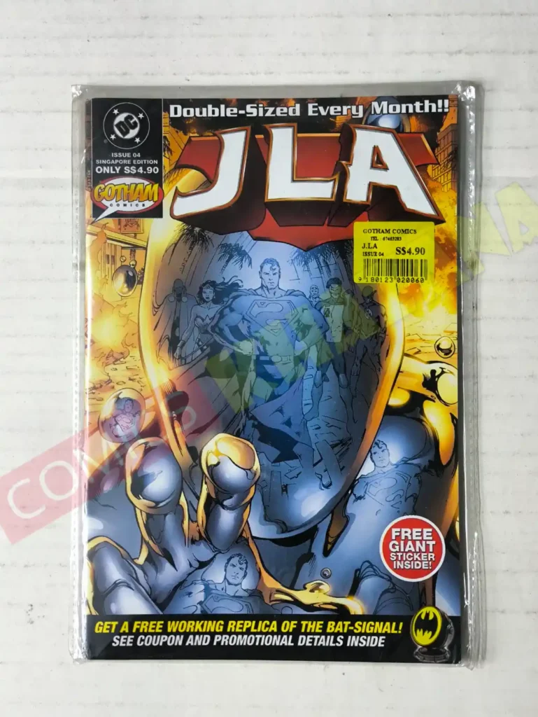 JLA - Issue 4 (Singapore Edition) with sticker Inside