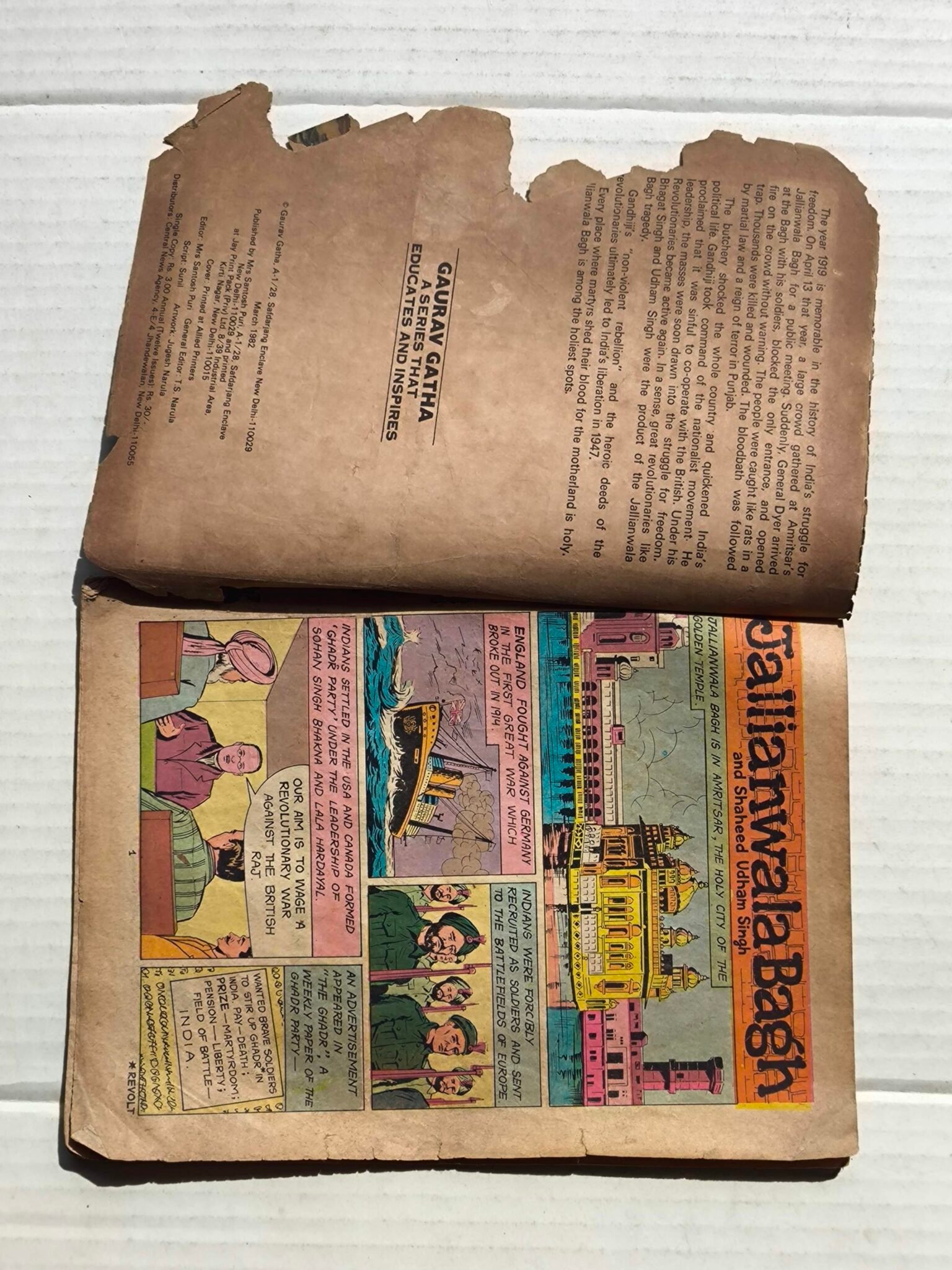 Jallianwala Bagh And Shaheed Udham Singh - English