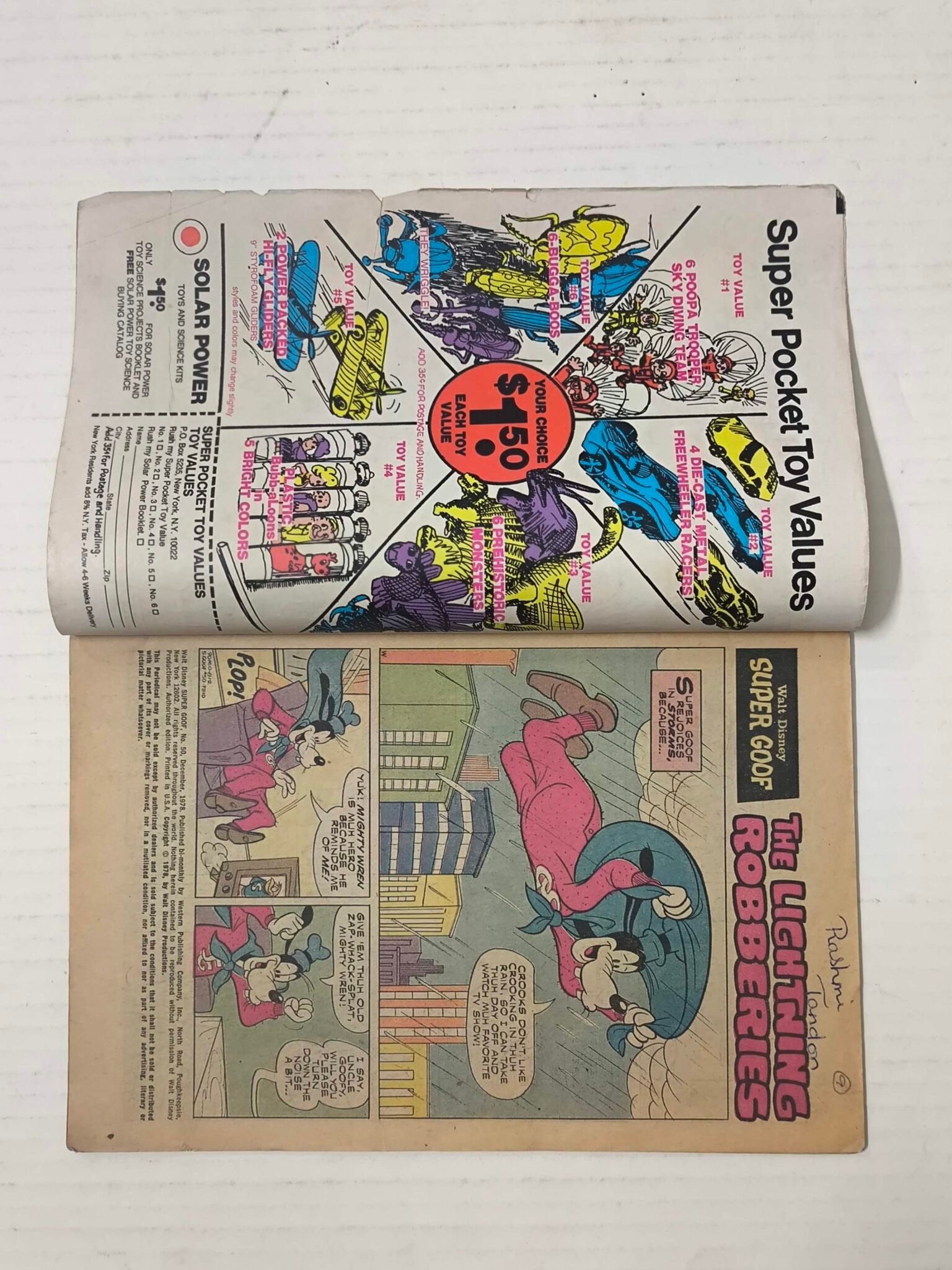 Walt Disney Super Goof No 50