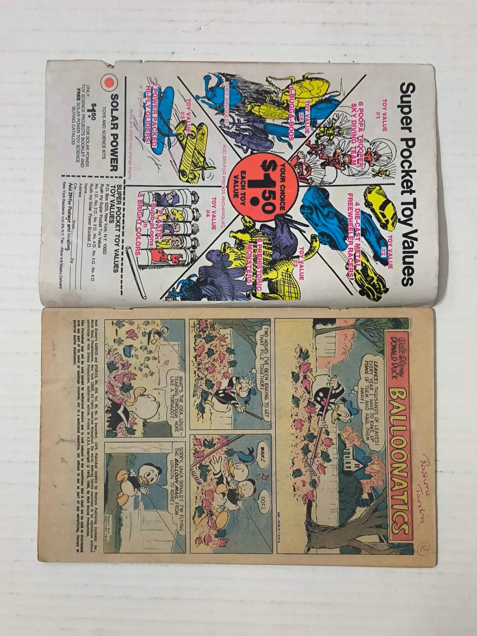 Walt Disney's Comics and Stories No 459