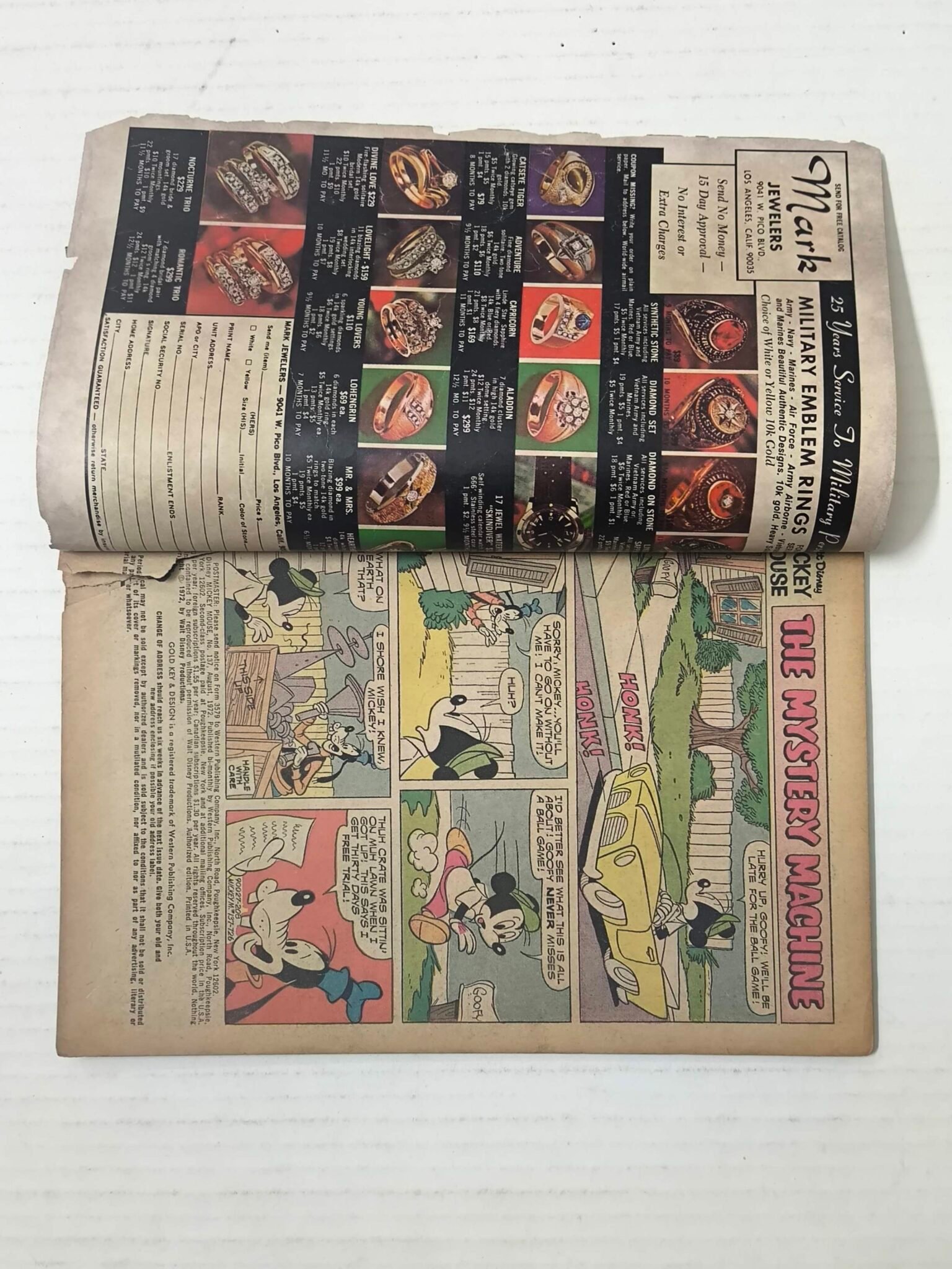 Walt Disney Mickey Mouse and Goofy No 137