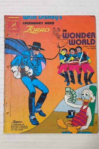 Walt Disney's Legendary Hero Zorro in Wonder World (Vol 1, Issue 18)