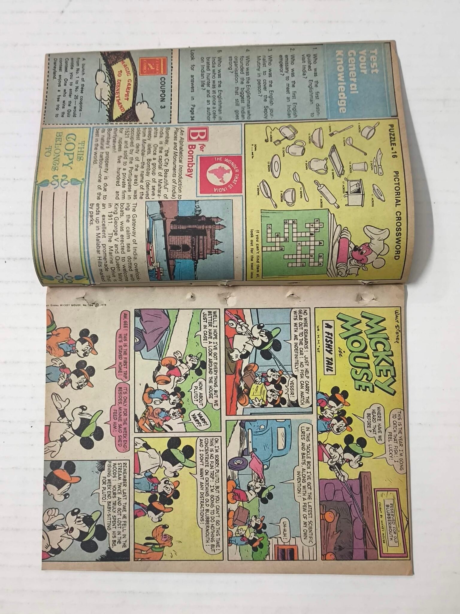 Walt Disney' Wonder World (Vol 1, Issue 16)