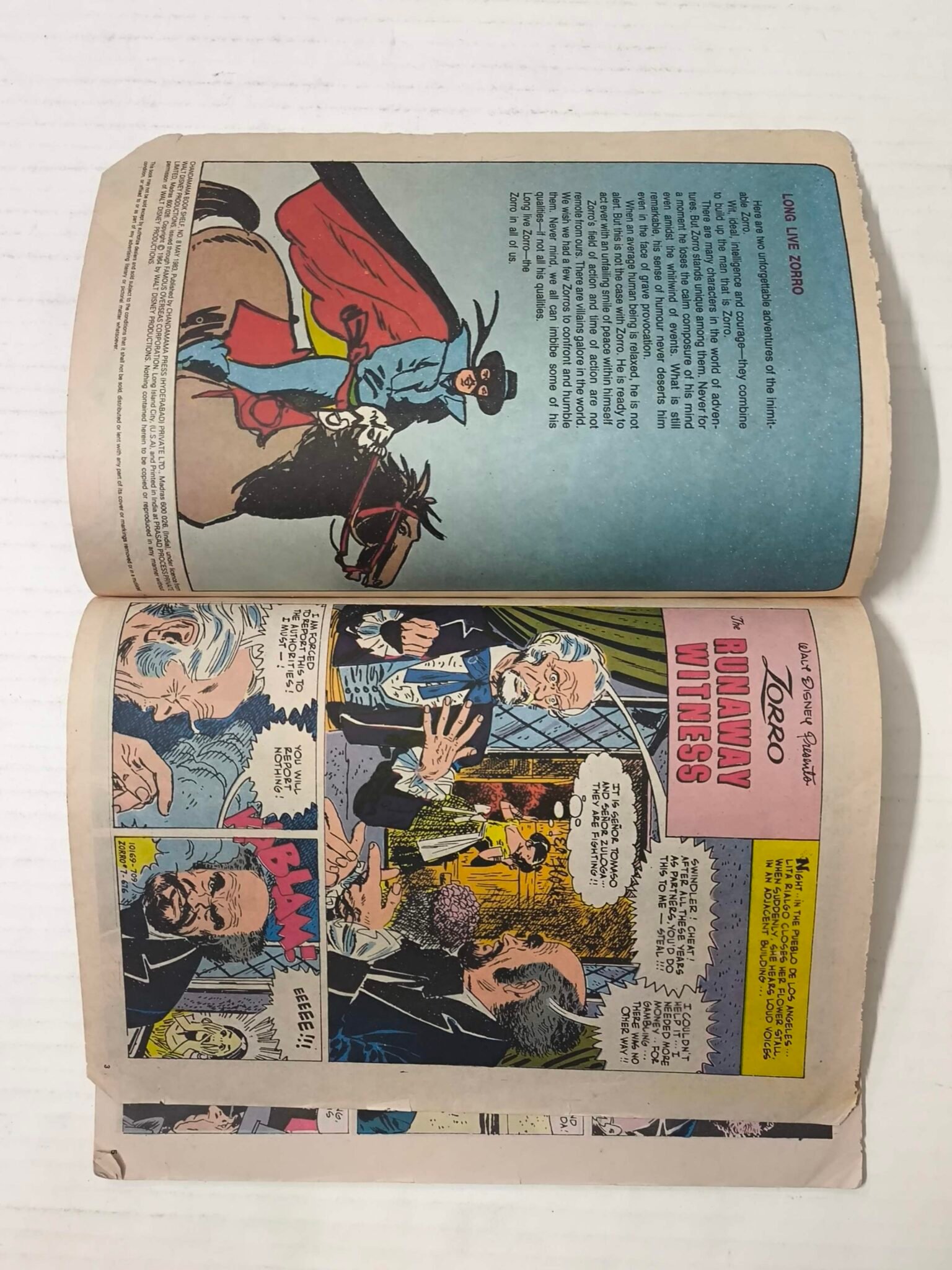 Walt Disney's Legendary Hero Zorro (Issue 8)